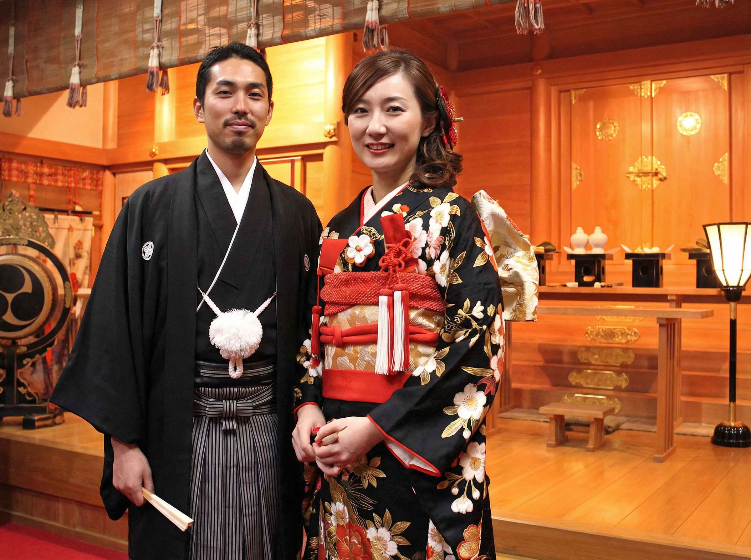 神前結婚式の御衣裳2