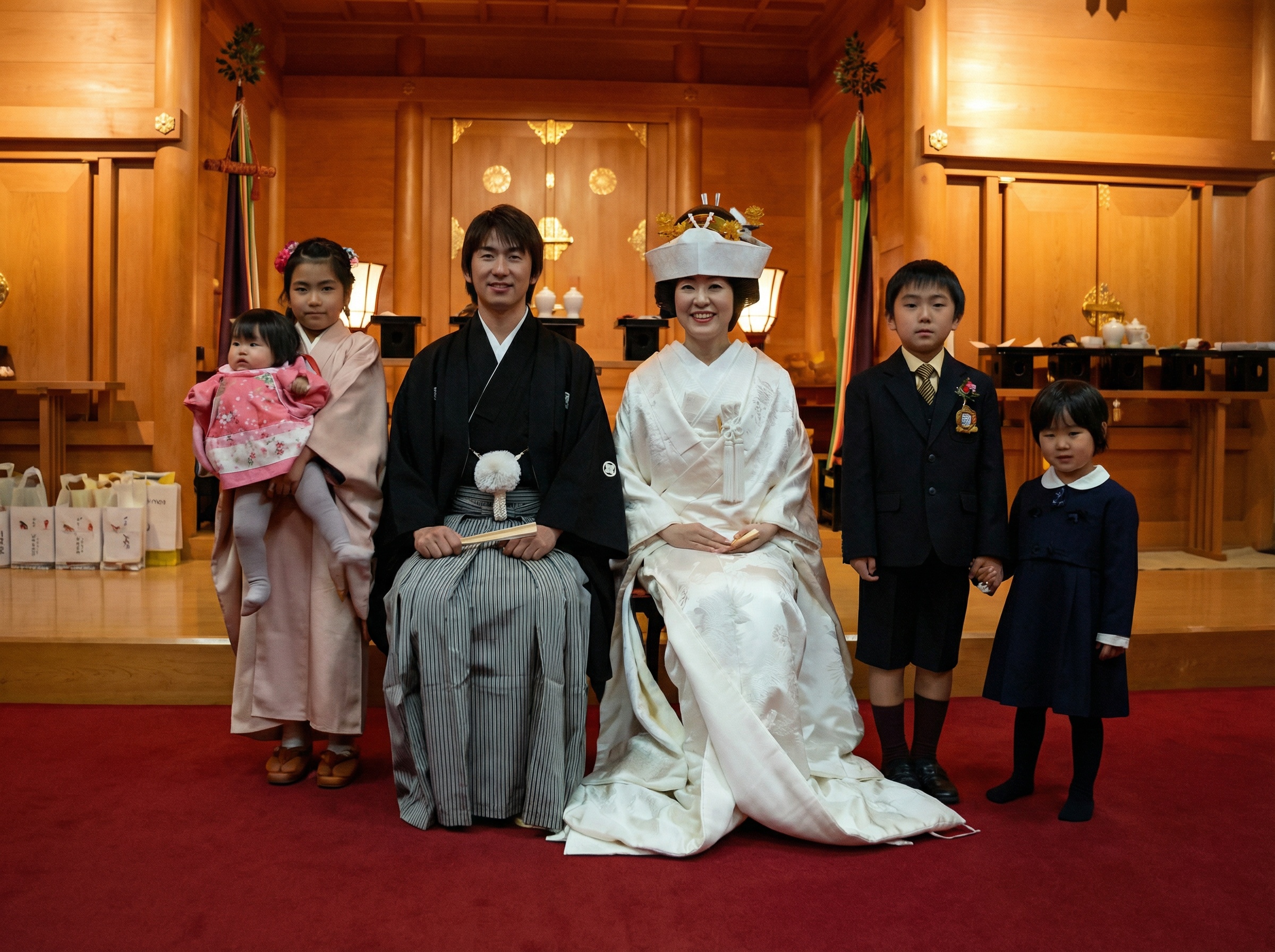 神前結婚式の御衣裳6